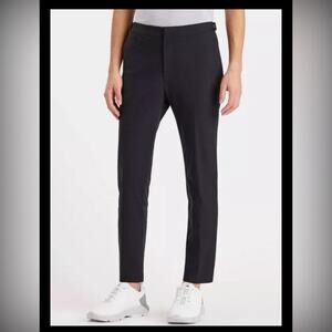 G/Fore Men's Tech Tab 4 Way Stretch Golf Pants Trouser  Black 35x28 G4MS23B91